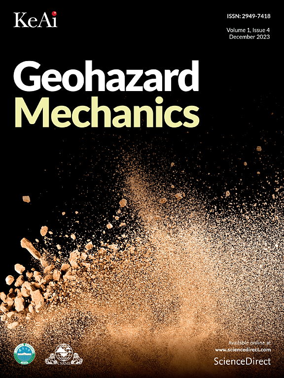 Go to journal home page - Geohazard Mechanics